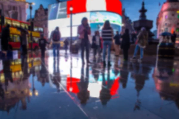 PIccadilly Circus Blur — Stock Photo, Image
