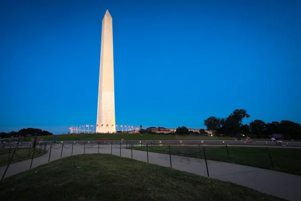 Washington-emlékmű éjszaka — Stock Fotó