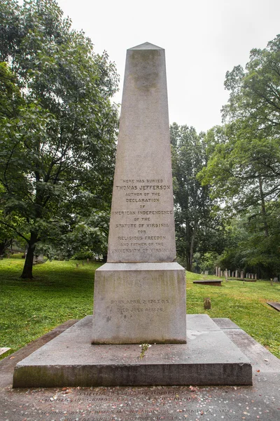 Thomas Jefferson hrob — Stock fotografie