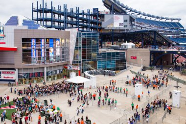 Bir yönde Gillette Stadyumu Foxboro Ma