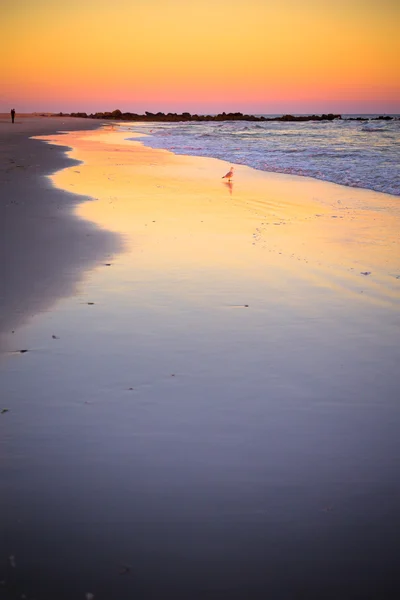 海边日落 — 图库照片
