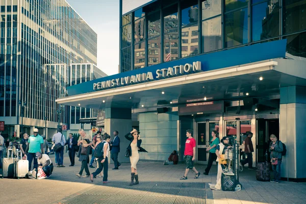 New York City na Penn Station — Stock fotografie