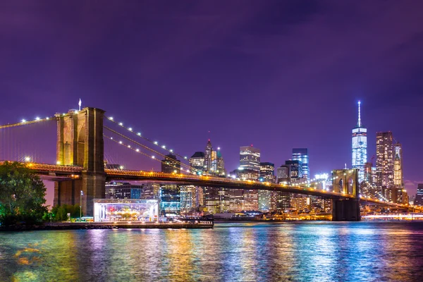 Ponte di Brooklyn new york city — Foto Stock