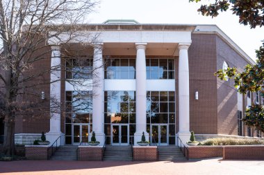 Nashville Tennessee 'den tarihi Belmont Üniversitesi manzarası