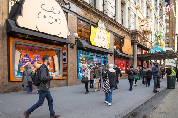 Macy 's nyc weihnachten — Stockfoto