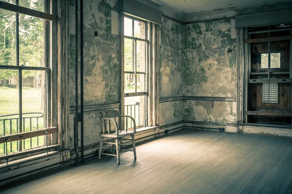 Abandonado Ellis Island Hospital — Fotografia de Stock