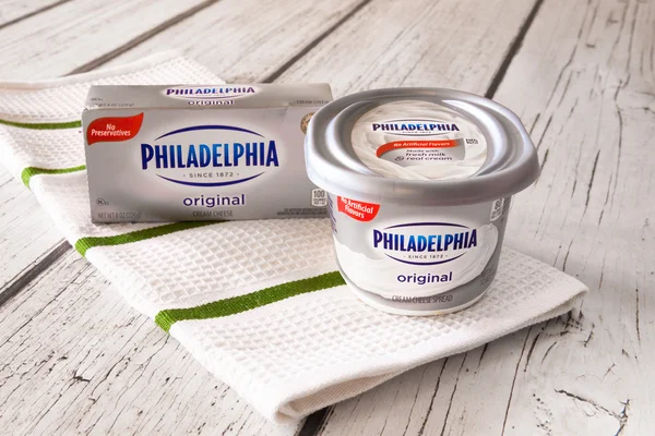 Queso crema Kraft Philadelphia — Foto de Stock
