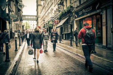 Charing Cross Londra Vintage tarzı