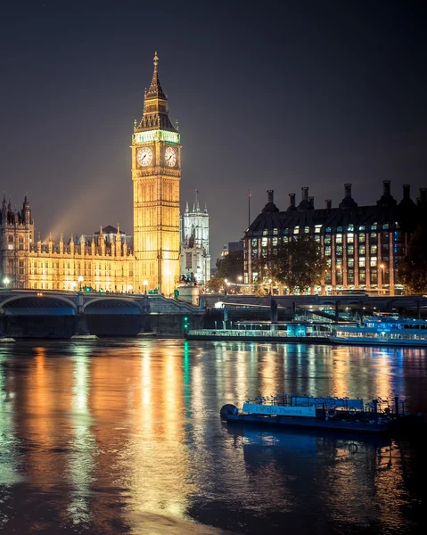 Londres à noite — Fotografia de Stock