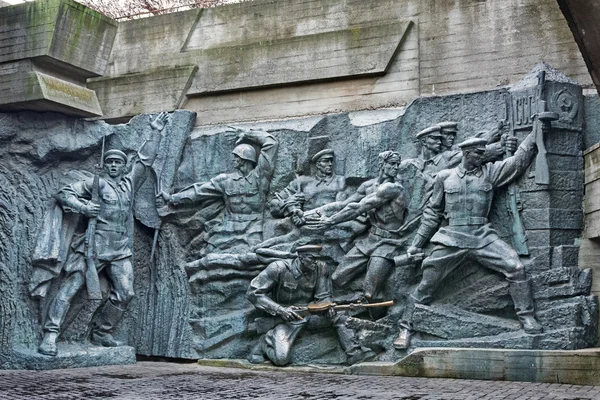 Estátuas do Memorial da Guerra em Kiev — Fotografia de Stock