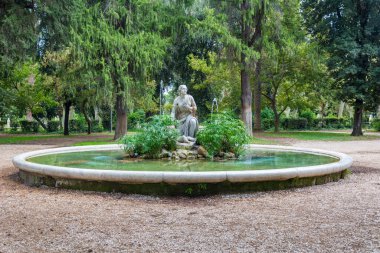 Roma, İtalya - 04 Ekim 2018: Mose Çeşmesi