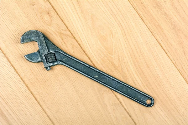 Ancient adjustable wrench — Stock Photo, Image