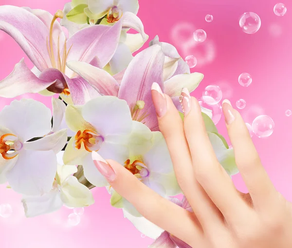 Nail art manicure — Stock Photo, Image