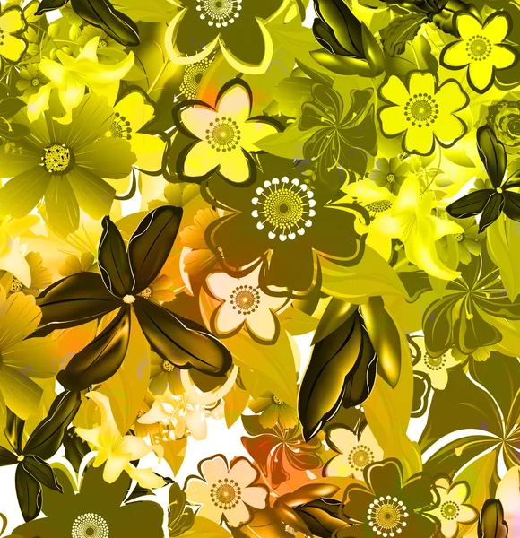 Flores abstrato fundo bonito — Fotografia de Stock