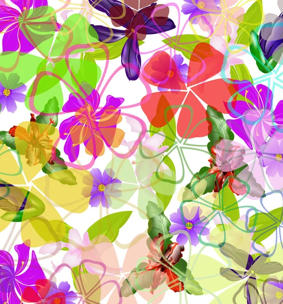 Flowers abstract beautiful background — Stock Photo, Image