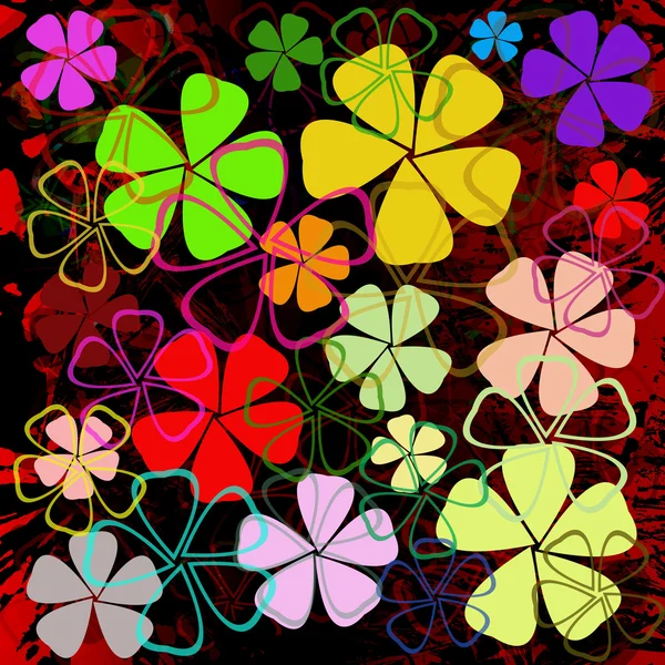Flowers pattern background — Stock Photo, Image