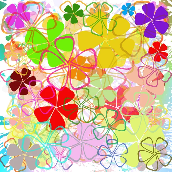 Flowers pattern background — Stock Photo, Image