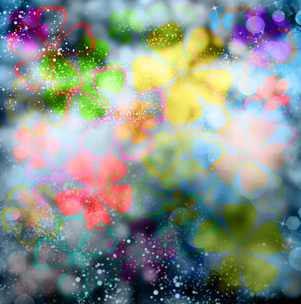 Floral abstract pattern — Stock Photo, Image