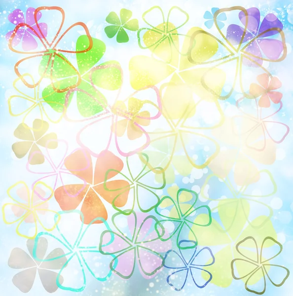 Floral abstract pattern — Stock Photo, Image