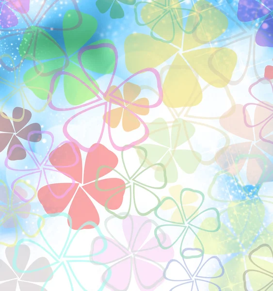 Patrón abstracto floral — Foto de Stock