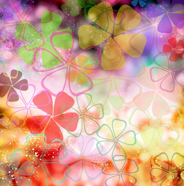 Patrón abstracto floral — Foto de Stock