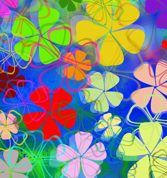 Floral abstract pattern — Stock Photo, Image