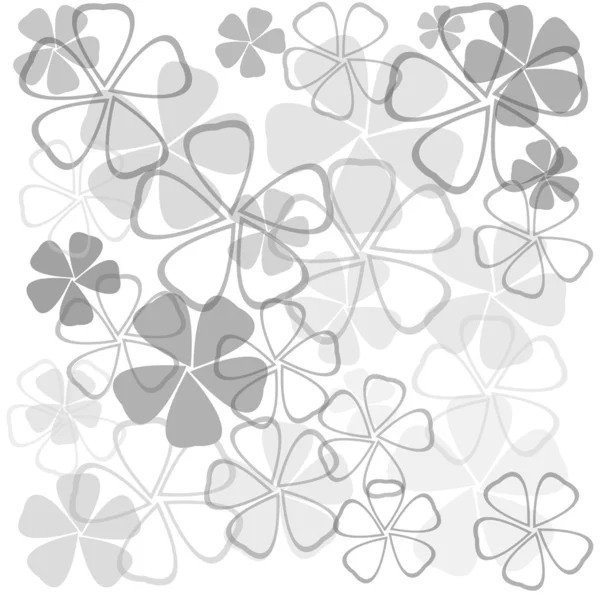 Abstrakt blommönster — Stock vektor
