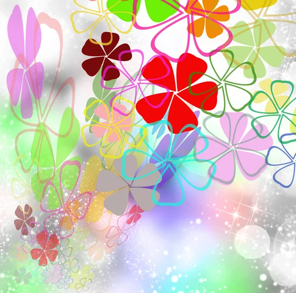 Flowers abstract background — Stock Photo, Image