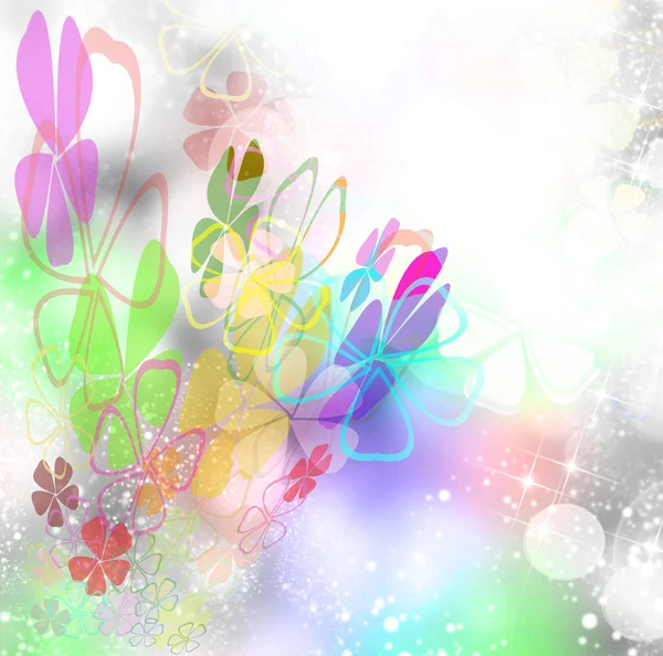 Flowers abstract background — Stock Photo, Image