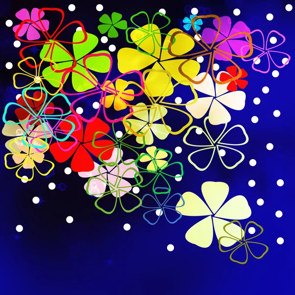 Schöne Blumen abstrakten Hintergrund — Stockfoto