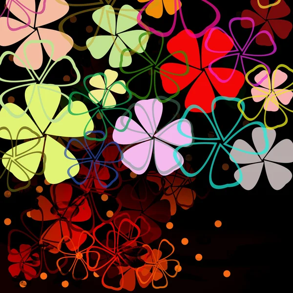 Beautiful flowers abstract background — Stock Photo, Image