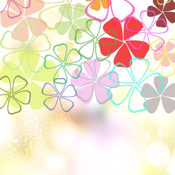 Beautiful flowers abstract background — Stock Photo, Image