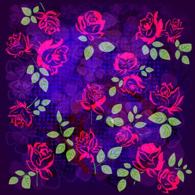 çiçek desen arka plan soyut