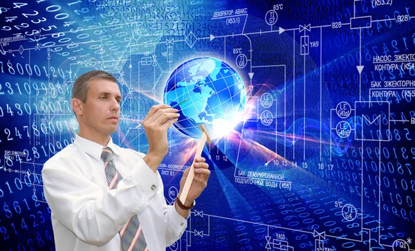 Engineering  technology connection — Stock Photo, Image