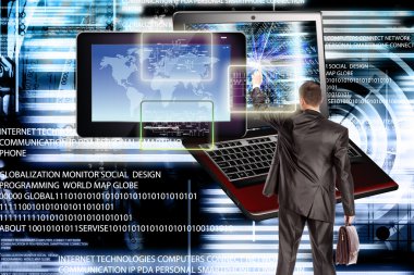 Yaratıcı Wifi.Computer teknoloji. Internet