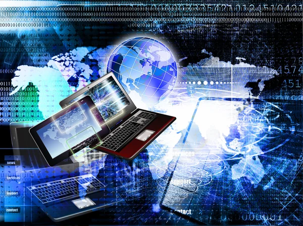 Kostenlose Computer-Hotspot-Technologie — Stockfoto