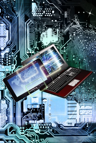 Gratis computer hotspot generatie technologie — Stockfoto