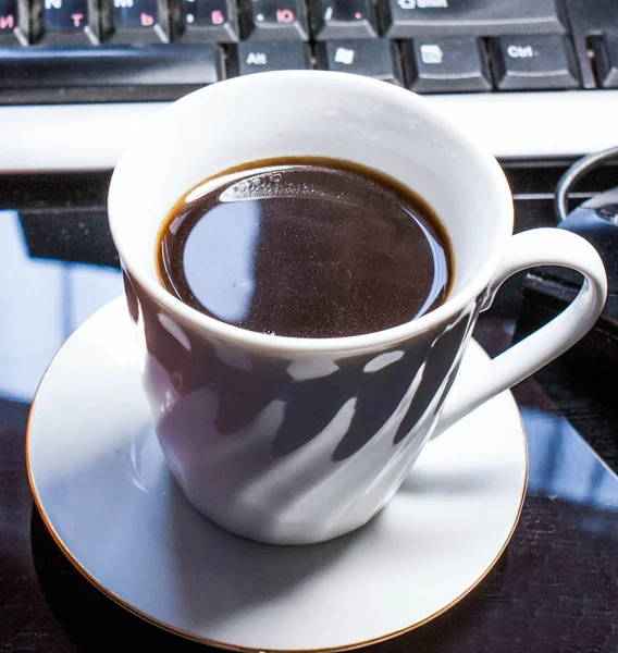 Finanças business.Coffee — Fotografia de Stock