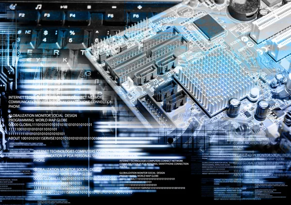 Geração de tecnologia informática — Fotografia de Stock