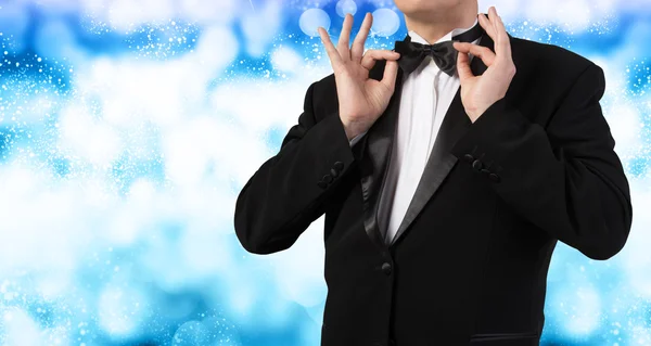 Tuxedo.Holiday Christmas — Stock Photo, Image