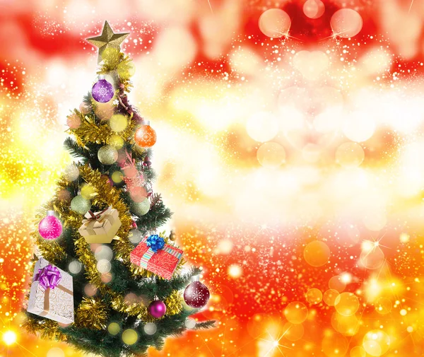 Новогоднее дерево — стоковое фото