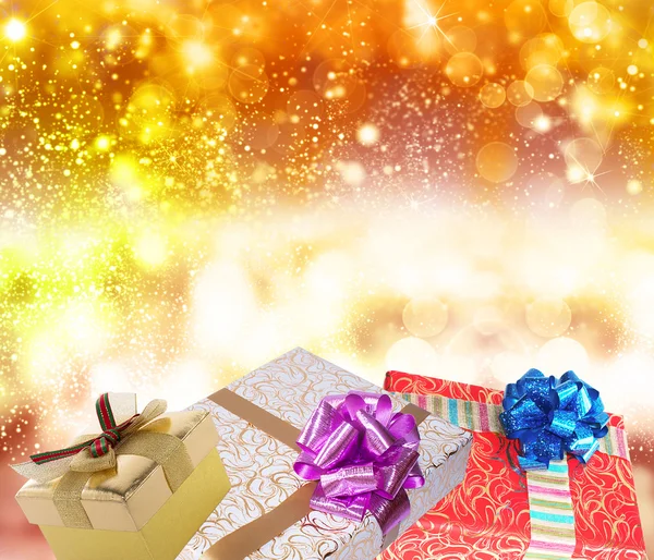 Gifts.Merry Vánoce — Stock fotografie