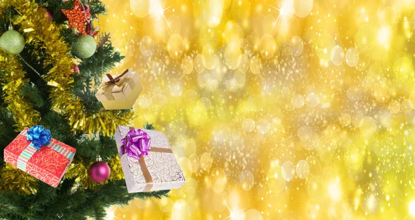 Nyår Tree.Merry jul — Stockfoto