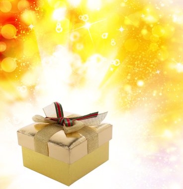 Tatil hediye kutusu. Noel