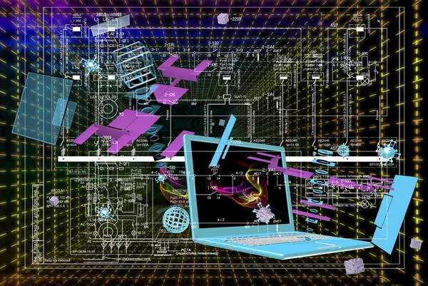 Ingeniería conexión telecomunicaciones tecnologías —  Fotos de Stock