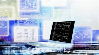 Endüstri Mühendisliği bilgisayar tasarımı. Animasyon