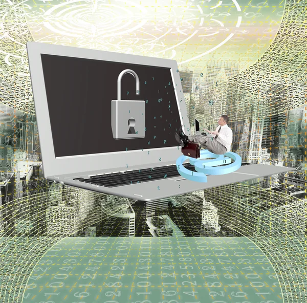 Computers security in Internet — Stock Photo, Image