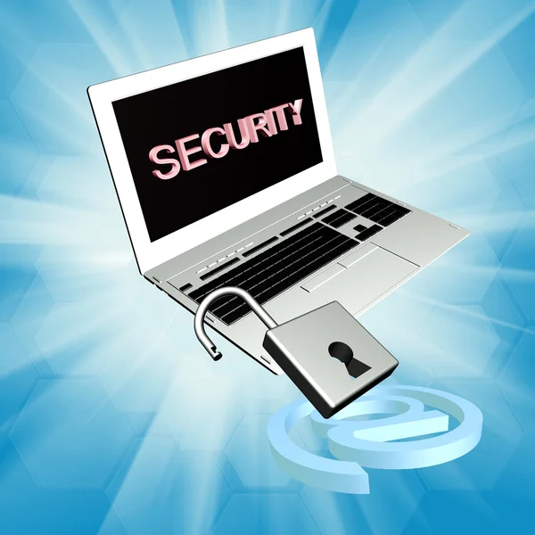 Security in E-business.Safety Internet — Stock Photo, Image