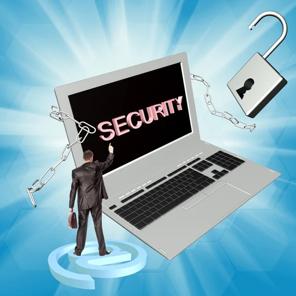 Security work in Internet — Stock Photo, Image