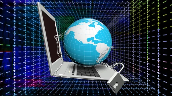 Security computer technologies.safety internet — Stock Photo, Image